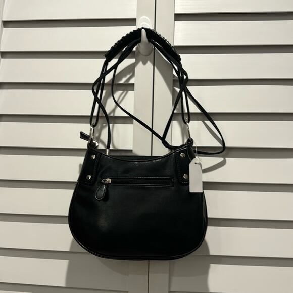 Handbags - Non branded NWT Combo Shoulder and Crossbody Bag in black.